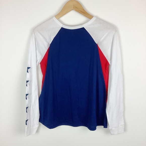 Wonder Woman Sporty Long Sleeve Tee With Blue Cape Costume New - Picture 4 of 8